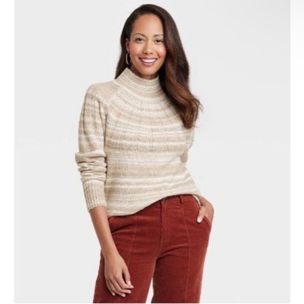 KNOX ROSE - STRIPED SWEATER